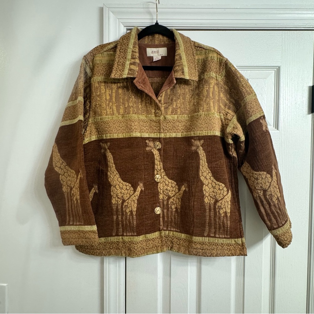 Vintage Anu by Natural jacket sz XL 100% cotton